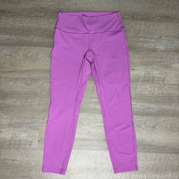 Lululemon Wunder Under High Rise Tight Full On Luxtreme Magenta Glow Pink Sz 10 - Picture 1 of 7
